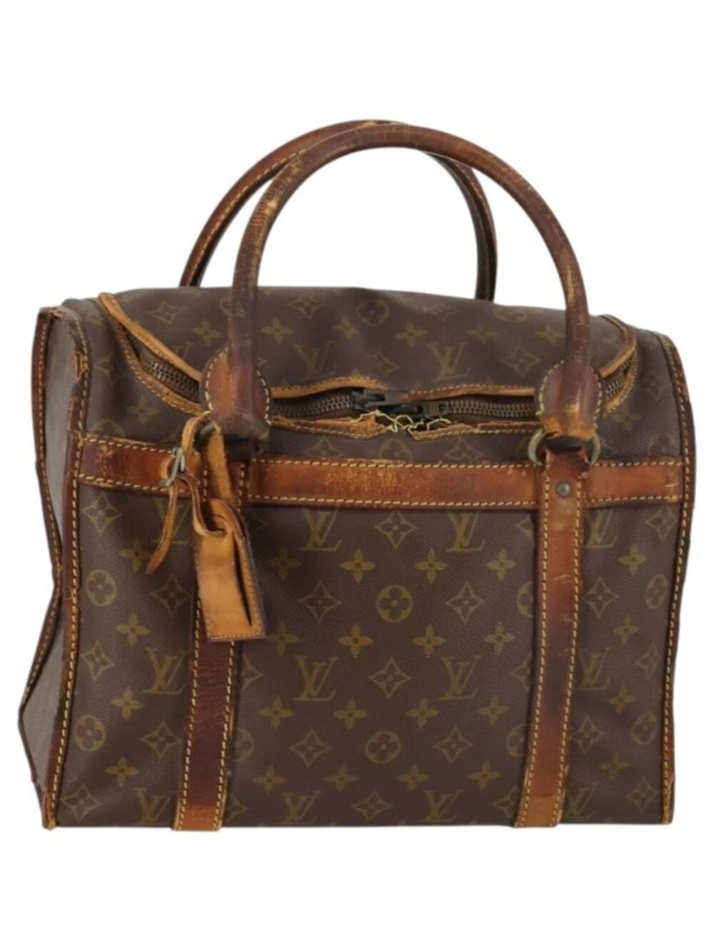 LOUIS VUITTON Monogram Demi Souple 35 Boston Bag